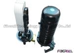Heat Shrinkable Sealing Fiber Optic Joint Enclosure Vertical With 4 Fiber Tray