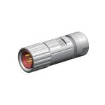 150V 10mm Cable M23 Assembled Connector CuZn Waterproof Female Signal Connector