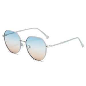 China Protect Eyes Round Metal Sunglasses CE , Anti UV Polarized Sunglasses factory