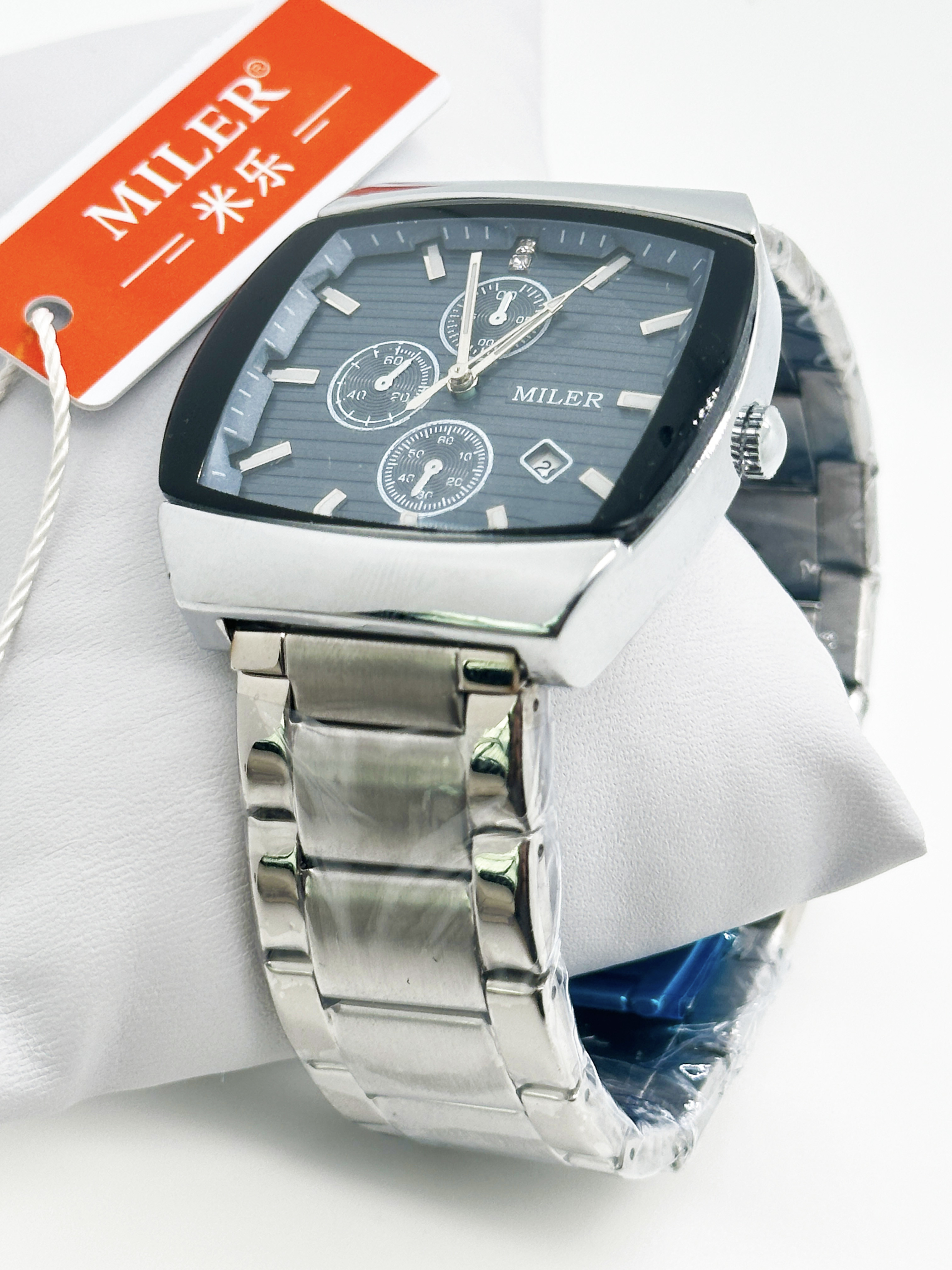 Custom Logo Quartz Waterproof Fashion Watch for Men Date Stainless Steel Watches Wrist Watch