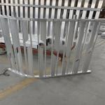 Powder Coated Aluminium Handrail Profile Extrusions Electric Winch Glass Railing