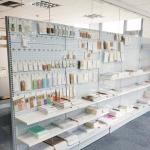 Assemble Retail Single sided Shelving Cold Rolled Steel Supermarket Shelves