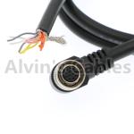 12 Pin Hirose Right Angle Female to Open end Shield Coaxial Cable for Sony