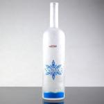 750ml Industrial Frosted Glass Vodka Bottle for Maunfacture and Trading