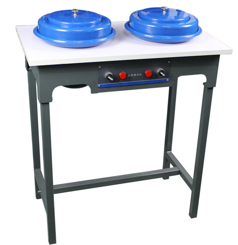 Double dishes High Speed Metallographic Equipment 380V , Speed customized