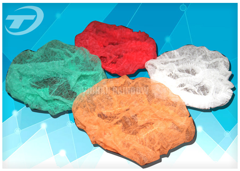 17-24 inch single & double elastic disposable mob cap / surgical mdical disposable head cover
