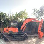 Doosan DX75 DH80 Mini Excavator Original Color Used Doosan DX55 Working Hours 0