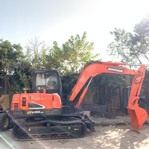 China Doosan DX75 DH80 Mini Excavator Original Color Used Doosan DX55 Working Hours 0-2000 factory