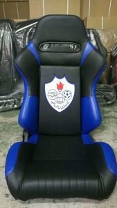 China High Performance Black Racing Seats , Fabric PVC Racing Seat JBR1042 Serise factory