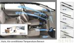 Aluminium NTC Temperature Sensor Probe Fast Heating for Auto Air conditioner