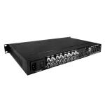 16 Port AHD CVI TVI CVBS Video To Fiber Converter HD 1080P CCTV Monitoring