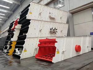 China High Frequency 4 Deck Vibrating Screen Machine 60 TPH Industrial factory