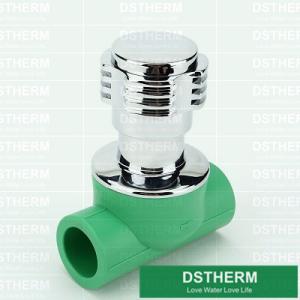 China Luxury Ppr Concealed Valve Chrome Plated Handle factory