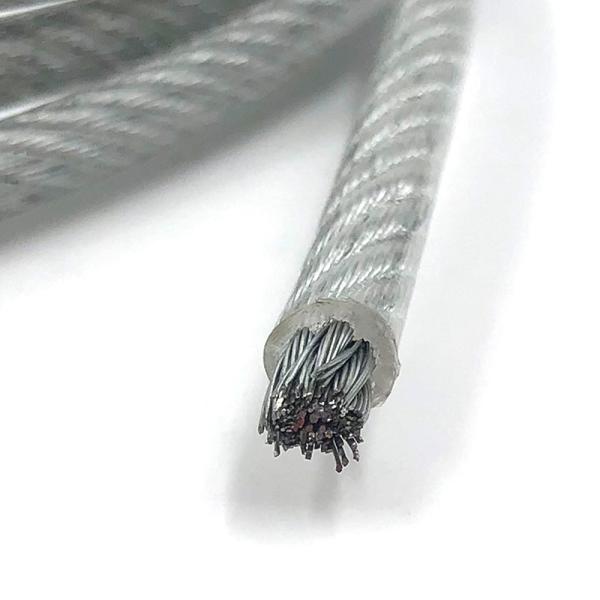 7x7 PVC Coated Galvanized Steel Wire Rope for Clothesline Special Cold Heading