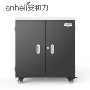 China 2 Universal Wheels Chromebook Mobile Device Charging Cart 36 Tablets factory