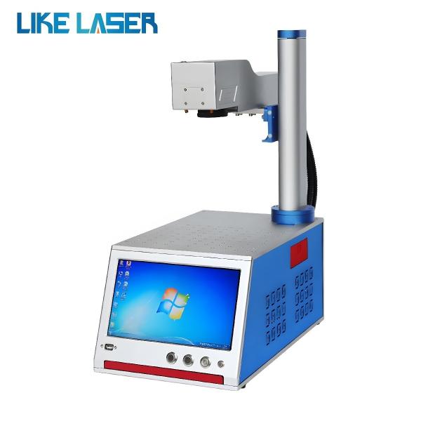 Jpt Raycus All-in-One Type Fiber Laser Marking Machine for Pens in Building