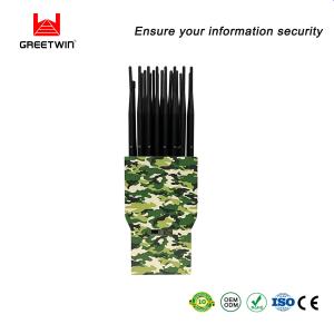 China 16000mAH 21.0W Wifi Signal Blocker 21 Antennas With Car Recharger factory