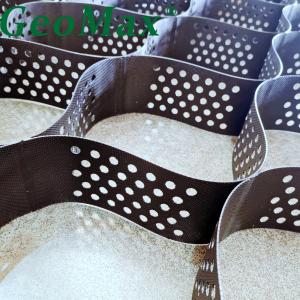 China 356mm Plastic Grid Gravel Stabilizer Paver Slope Soil Protection HDPE Honeycomb Geocell factory