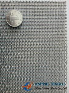 China SS304, SS304L, SS316, SS316L Rod Cable Mesh as Glass Laminated Wire Mesh factory