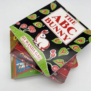 China Children Custom Board Book Printing Glossy Lamination Section Sewn Casebound factory