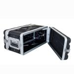 ABS 8" Depth 4U Shallow Rack Case For Microphone Receiver