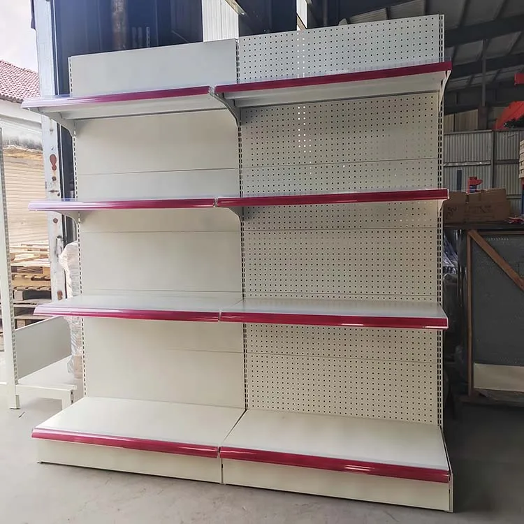 2023 Factory Customized Color Size steel single side rack for supermarket shop shelf