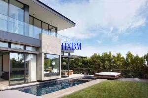 China Double Glazed 5mm 12A Glass Clad Aluminum Windows 6063 -T5 factory