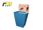 Indoor / Outdoor Pop Newspaper Dump Bins 100% Recyclable With Picture Printing