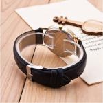 Custom Simple Design Geneva Fashion PU Leather Watch Strap Ladies watches