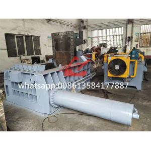 WANSHIDA Hydraulic Scrap Metal Tyre Wire Steel Baling Press Compactor Baler