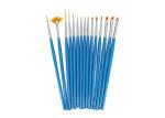 Cosmetic Blue Nail Art Design Brushes , 4 Piece Cosmetic Nail Art Brush