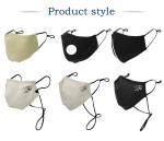 Breathable Washable Reusable Copper Ion Fabric Mask Cotton Material 24*14cm