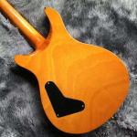 Custom Grand Flamed Maple Top Electric Guitar in Red with Gold Tuner Bridge