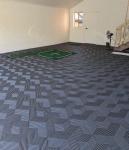 UV Resistant Waterproof Garage Floor Tiles 18mm Thickness Black