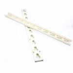 White ABS / Nylon Horse Keyhole Jump Tracks 50*5*1.3cm In Horse Racing