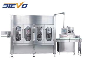 China 2000bph 3 Phase 0.7Mpa Automatic Soft Drink Filling Machine on sale