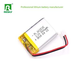 China Square Lithium Polymer Battery Cell 602535 3.7V 4.2V 400mAh For Smart Watch factory