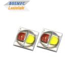 2W 3535 SMD LED Dome Lens 30 Degrees Bi Color Red And White 350mA High