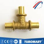 Plumbing Brass Pex Sliding Fitting 1/2 Inch 3/4 Inch 1 Inch Pex Pipe Tee