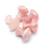 Neck Pink Rose Quartz Mushroom Gua Sha Jade Stone Gua Sha