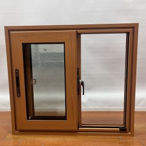 China Custom Aluminum Sliding Window with Double Glaze and Insect Screen factory