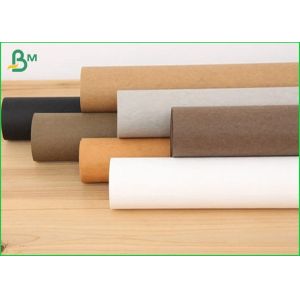 Tearproof Colored Washable Paper Roll , Washable Kraft Paper Fabric For Bag DIY