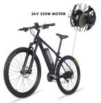 30 - 50Nm Torque Carbon Fibre Electric Mountain Bike With 250W Rear Hub Motor 27
