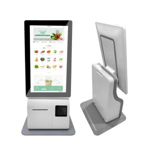 China Desktop Self Service Payment Kiosk Touch All In One Two Screen Optional factory