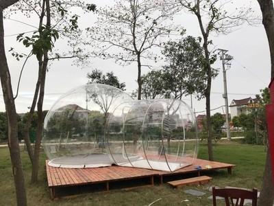 Hotel Clear Inflatable Bubble Tent , Outdoor Inflatable Transparent Tent For