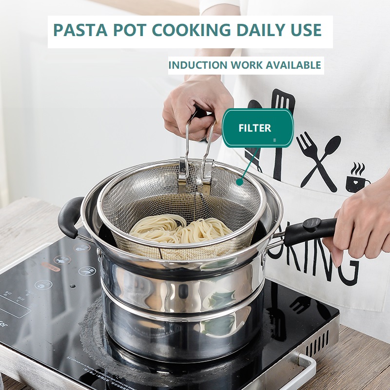 Stainless Steel Kitchen Sauce Pans Sustainable Eco Friendly Milk Pot