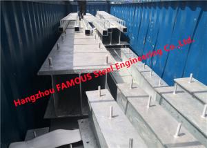 China 560 Tons Galvanized Steel Structure Members For Bridge Exported factory