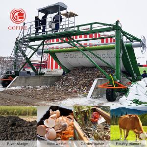 China Food Waste Organic Fertilizer Production Line With Composting Recycling Cover Machine factory