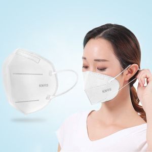 China Vertical Fold Flat Antivirus N95 Disposable Mask Comfortable FFP2 Respirator Mask on sale
