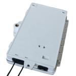 2Port Fiber Optic Terminal Box FTTH Outdoor/Indoor PC ABS Material Light Gray